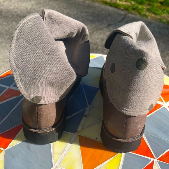 Jina Boots Made in Japan, Purchased in Paris, Slouchy Style, Size 24/US 6 - Picture 8 of 11